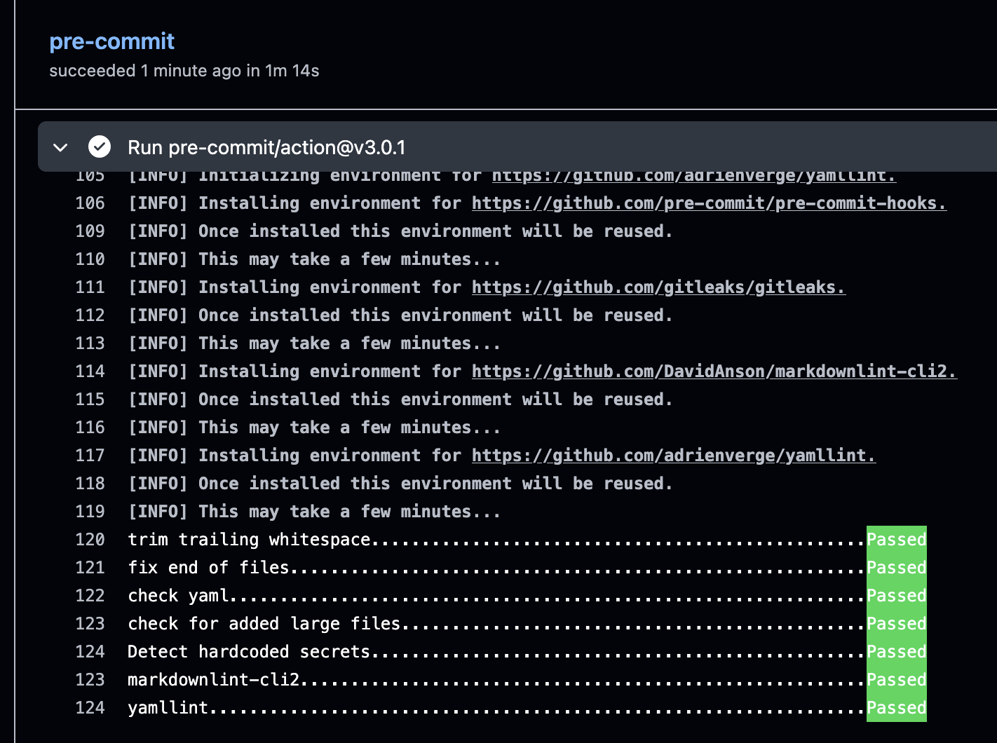 Double checking pre-commit passes on GitHub